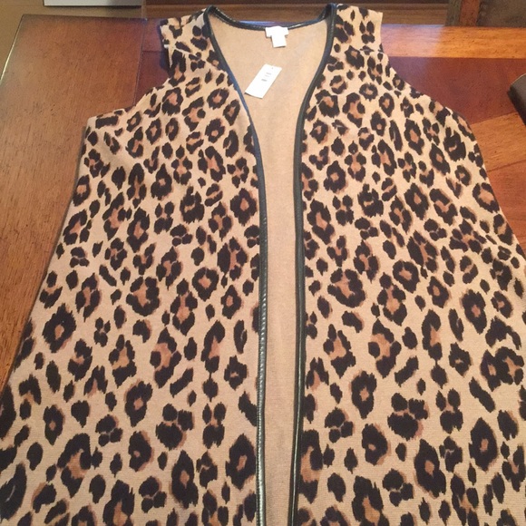 Chico's Sweaters - Women’s Animal Print Cecily Long Vest